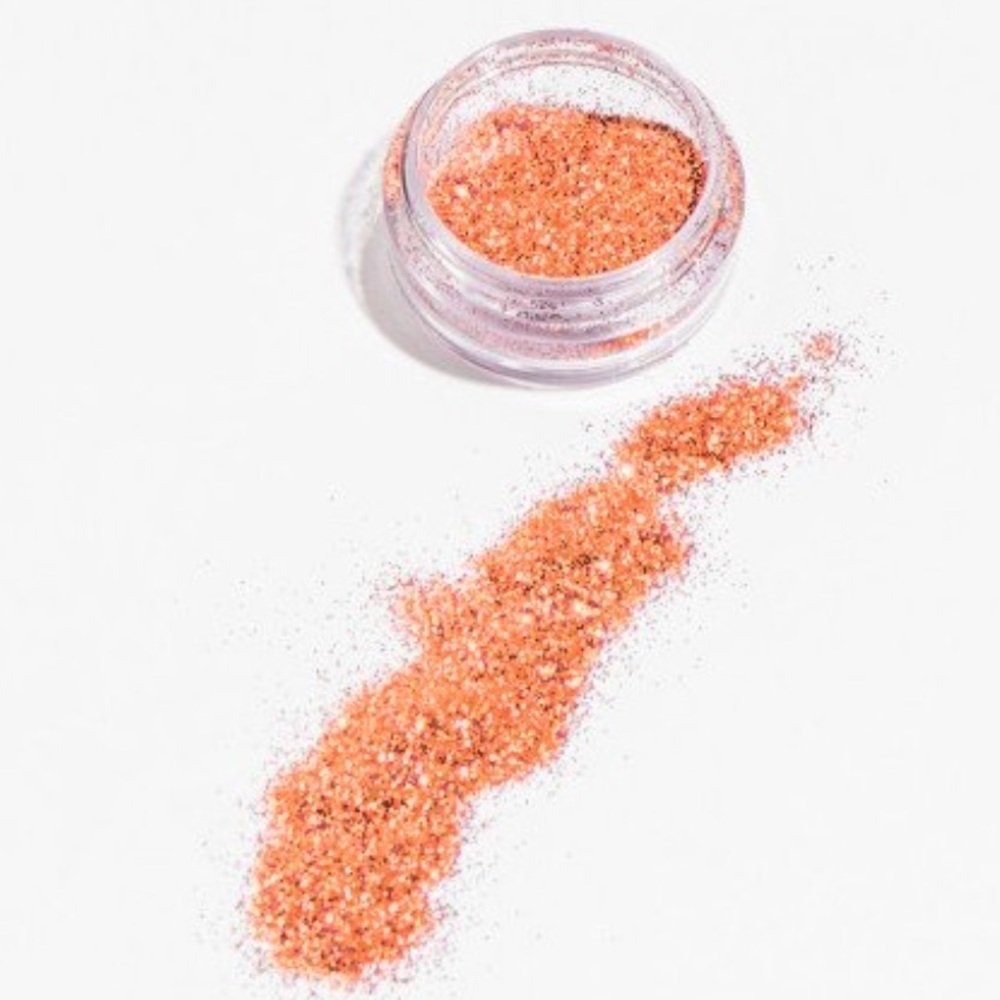 🧚‍♀️NEON ORANGE Medusa Makeup Glitter NWT